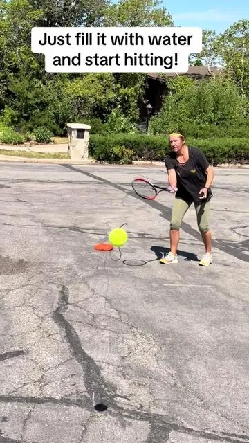 No partner? No problem. 🎾 Practice your groundstrokes, volleys, footwork, and consistency whenever you want. More reps = more confidence on the court. #Tennis #TennisTraining #TennisRebounder #TennisPractice #TennisLife   