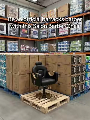 Salon Barber Chair #tiktokshopsummersale #DealsForYouDays #militarytiktok #barracks 