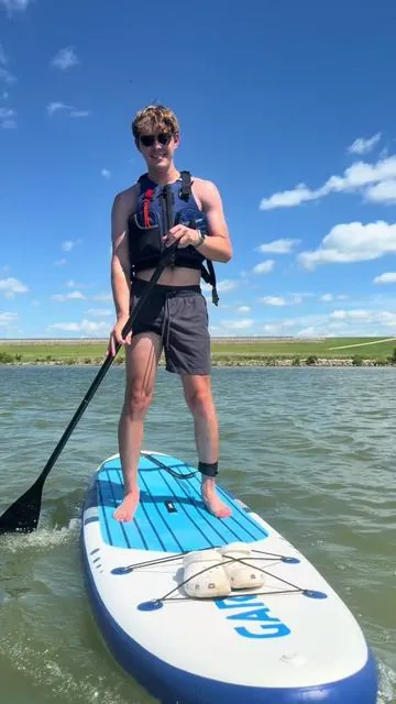 Treat yourself this summer! #lake #summervibes☀️ #standuppaddleboard #paddleboarding #tiktokshop 