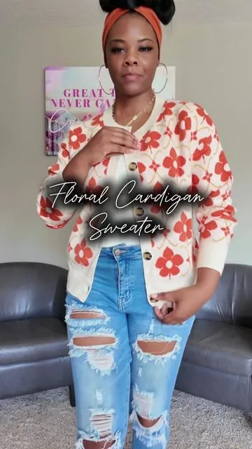 This is the perfect fall cardigan sweater. @Aoysky Fashion  #fallsweater #fallseason #cardigan #ttsfashionfinds 