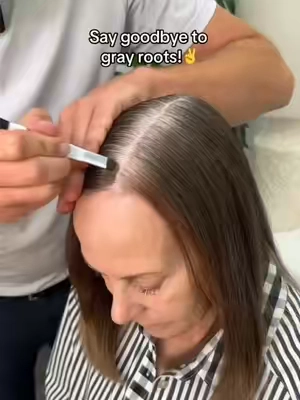 Gray roots? Not on our watch! Root Cover Up instantly conceals grays with a natural-looking finish that stays put until you shampoo. ✨ Instant coverage ✨ No mess, just press ✨ Never stiff, sticky, or waxy ✨ Blends seamlessly for a multi-dimensional finish Your little secret between salon visits. 🤍 #roottouchup #grayhair #hairhack #beautytips #haircare 