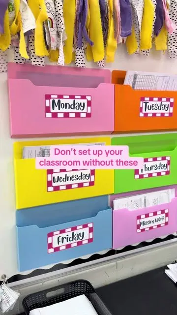 If you’re setting up your classroom this year, these are one of those organization tools that actually make your day easier #TeacherTok #ClassroomOrganization #BackToSchool #TeacherMustHaves #classroomsetup 