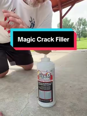 @Magic Crack Filler concrete crack filler #DIY #concreterepair #tiktokshopsummersale #SummerWins #concrete 