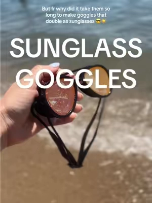 It’s about time #sunglasses #goggles #sunglassesfashion #beachday #tiktokshopcreatorpicks 