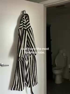 this is such a cozy robe and not expensive  #luxury #robe #bathroom #SelfCare #bathroomdecor 