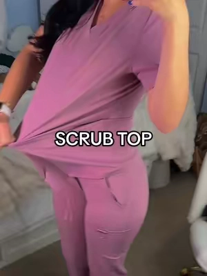 Sooo flattering and comfy and stretchy too run before ur color runs out #summerfinds #yogascrubtop #scrubtop #comfyscrubtop #kecols 