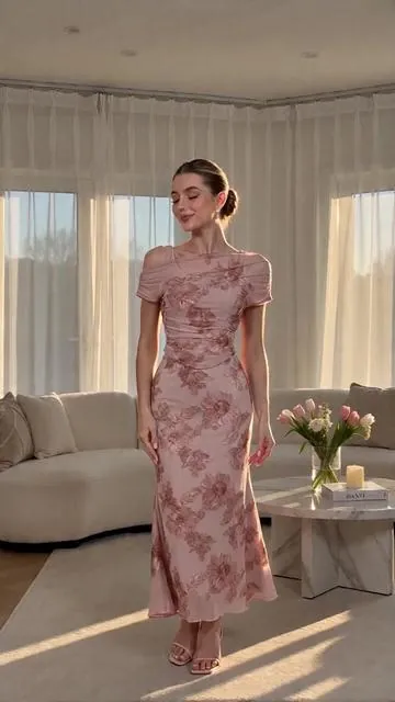 Women's Spring Summer Mesh Floral Embroidered Waistcoat & Mermaid Long Dress Set, Elegant Party Gown, Light Mature Style, 2-Piece Fitted Dress #swimsuitset #maxidressoutfit #fashionnova2pieceset #summermatchingset #flowergirldress #promdresses2024 #swimsuitdresses #bathingsuitwomenset #springwear #summermatchingsets