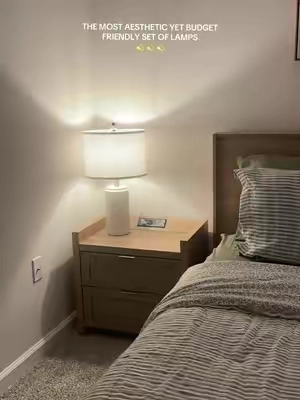 Literally so gorgeous & affordable ⭐️ #Home #HomeDecor #Lamps #Bedroom #BedroomDecor 