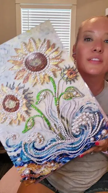 These are so fun, pretty and would make awesome gifts! #paintbynumber #diamondart #giftideas #tiktokshopsummersale #tiktokshopcreatorpicks 