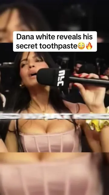 Dana white reveals his secret toothpaste to Nina drama😳🔥 #danawhite #ufc #ninadrama #toothpaste #boka @BOKA 