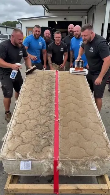 Cleaning brush vs Mattress Vacuum#DeepCleaning #CleanTok #HomeCleaning #Cleaning #TikTokShopDeals