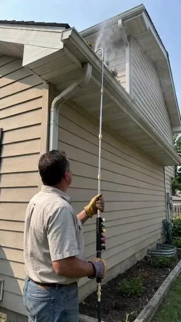If tall jobs are scary or annoying, this kit makes them easy. Drop a if you need this! Link in bio. #PressureWasher#extensions#HouseWashing#PressureWasherAccessorie#OutdoorCleaning