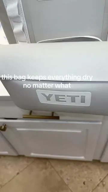 Yeti sidekick waterproof dry bag just became essential gear. keeps everything dry whether you are at the beach, on the course, or anywhere water is involved. yeti builds gear that actually lasts and this bag proves it #yeti #yetigear #drybag #waterproofbag #golfaccessories