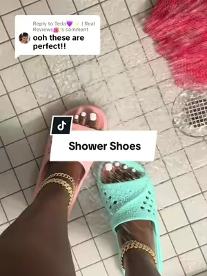Replying to @Teda💜✨️ | Real Reviews🛍 I absolutely love these shower shoes! A travel essential, bit also great for the beach, pool, gym showers, and  for college students living in dorms. #showershoes #hygienetok #travelessentials #dormessentials #showertok 