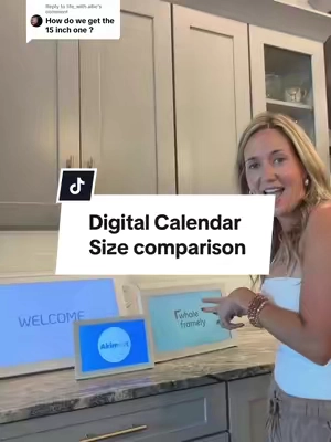 Replying to @life_with.allie this will change your families organization life forever #digitalcalendar #calendar #familycalendar #organization 