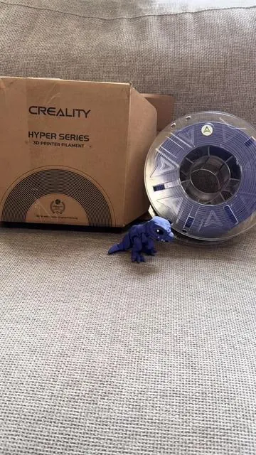 Creality Hyper Series PLA Filament is the best!! I used the color Peri to make this 3D printed T-Rex #creality #filament #PLA #3dprinting #tiktokcreator @Creality official 