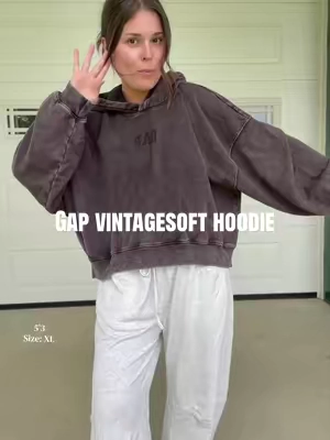 This is the color moonless night! #gaphoodie #oversizedhoodie #cozyhoodies #cozystyle #cozyoutfits 