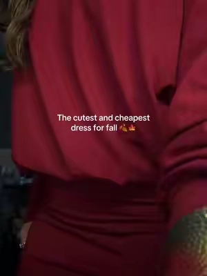 It’s perfect 🍁#fyp #tiktokshopfinds #tiktokshop #dress #falloutfits 
