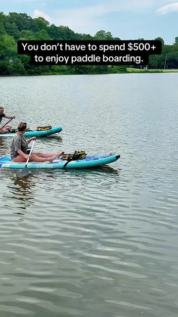 Looking for an affordable paddle board that doesn’t sacrifice fun? 🌊☀️ Watching my stepdaughter and her friend spend the afternoon on the Garvee 10.6’ inflatable paddle board reminded me that the best summer memories aren’t about spending the most money—they’re about getting outside and enjoying the moment. If you’re new to stand-up paddle boarding or want a budget-friendly SUP for the lake, this one is lightweight, easy to inflate, and a great option for beginners and families. What’s your favorite way to spend a summer day on the water? #Garvee #PaddleBoard #InflatableSUP #StandUpPaddleBoard #TikTokShopCreatorPicks 