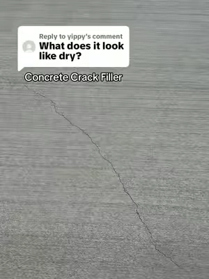 Replying to @yippy How to fill in the cracks in your concrete driveway, patios and sidewalks with Concrete Crack Filler. So easy to use. #concreterepair #homemaintenance #homerepair #diyrepair @Magic Crack Filler 