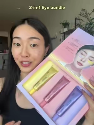 Eye cream trio to target all of your skin concerns 🩷💛💜 @Biodance Store US #biodance #eyebags #darkcircles #antiaging #tiktokshopcreatorpicks 