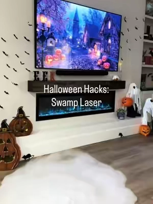 Adding a laser light to my Halloween collection!!  #halloween #fogmachine #laserlight 