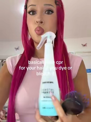 my hair was crunchy at one point after 5+ years of pink🧜🏼‍♀️ #hairhealth #bleachdamage #pravana #tiktokshopsummersale #summerwins 