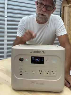 The Jackery Explorer 1000 v2 portable power station features a 1070Wh lithium iron phosphate battery, 1500W output power, and 1-hour fast charging (a 5-meter extension cable is included free of charge).    #generator #portablepower #powerstation #jackery #tiktokshopcreatorpicks @Jackery Direct 