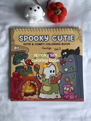 ready for spooky szn 👻 #coloringbook #cocowyo #halloween #spookyszn #fall 