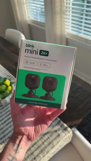 Blink Mini 2K 2 Cameras #blink #blinkcamera #security #indoorcamera #outdoorcamera 