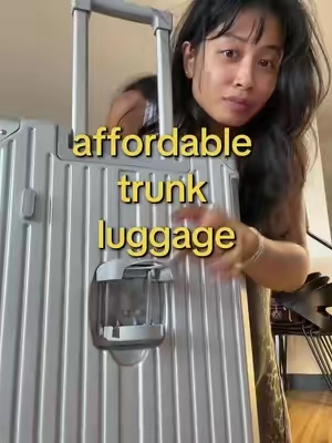 Got the 30” Check in PHIVILLA Trunk Luggage. This suitcase comes in sizes from carryon to check in! #luggage #suitcase #luggagehack #carryonbag #travelluggage 