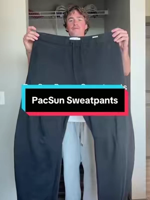 I’m 6’1 170 wearing size L🤝 #pacsun #sweatpants #tiktokshopmademebuyit #baggyfit #baggysweats 