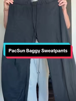 6’1 170 wearing size LARGE🤝 #pacsun #sweatpants #tiktokshopmademebuyit #baggyfit #baggysweats 
