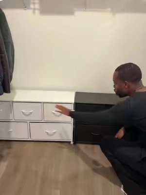 Budget friendly storage option for bedrooms and closets that lack storage!