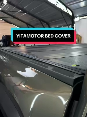 The Tacoma needed this upgrade because the last bed cover was way too visible #fyp #tacoma #bedcover #truck #accessories @Yitamotor 