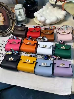 💕 ¡Estos mini bolsitos para tu bolso son demasiado lindos y prácticos!#pursechaims#pouchprusecharm #minicoinpurse #keychain#summerfinds