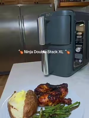 Cooking smarter just hit a new level with the Ninja Double Stack XL Air Fryer 🍟🔥 This Ninja air fryer saves time, space, and stress!  you can literally air fry dinner and dessert at the same time 😍 The air fryer double stack design gives you two drawers of crispy perfection while keeping your counter clutter-free. From busy moms to meal-prep pros, this Ninja kitchen essential is changing the game. The Ninja air fryer double stack is the best air fryer 2026.. hands down 🙌 If you’ve been scrolling Air Fryer TikTok Shop for the perfect gadget, stop right here. Whether it’s wings, fries, or leftovers, this air fryer ninja two drawer setup does it all. Small space? No problem. Big flavor? Always. 💨 @Ninja Kitchen #airfry #airfryer #easycooking #tiktokshopcreatorpicks 