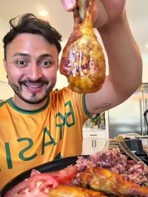Preparemos pollo asado en la airfryer queda súper jugoso 