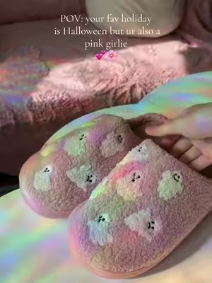 #slippers #halloween #pinkhalloween #halloweenslippers #halloween2026 