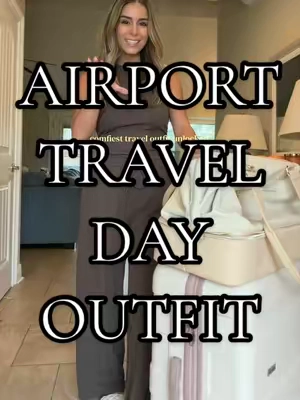 definitely ordering more colors for my trip #traveloutfit #airportoutfit  