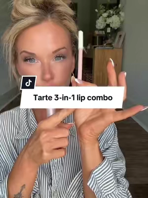 This Tarte Lip Sculptor trio is giving the perfect everyday lip in under a minute. ✨@tarte cosmetics #tartecosmetics #tarte #lipcombo #tartelipsculptor #lipliner  