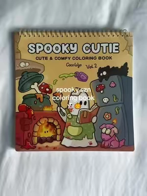 fav season 🍁 #coloringbook #halloween #spookyszn #cocowyo #fall 