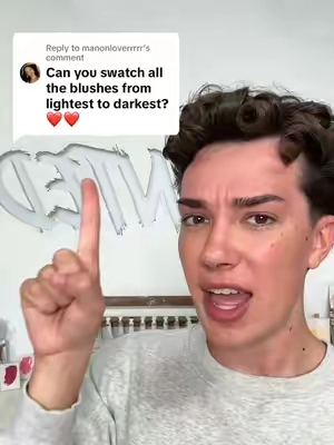 Replying to @manonloverrrrr Drop a photo down below to get a personal blush recommendation from James! 🥰 #painted #makeup #blush 