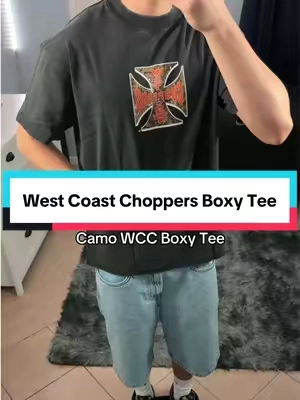 Nah this west coast choppers tee got it, it fits so nice🔥 #mensfashion #streetwear #westcoastchoppers #boxytee #outfitinspo 