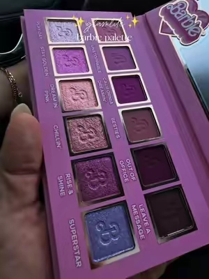 this Barbie palette is  ✨ s t u n n i n g ✨ #glamlite #barbiepallete #eyeshadowpalette #tiktokshopcreatorpicks #shimmereyeshadow 
