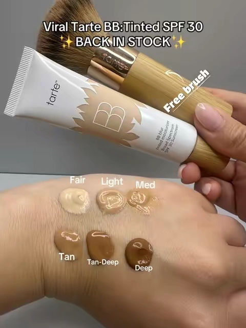 @tarte cosmetics #tartebbblurtintedmoisturizer #tartetintedmoisturizer #spf30 #tiktokshopcreatorpicks 
