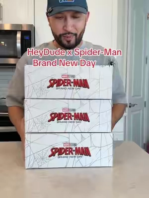 HeyDude colab for Spider-Man Brand New Day movie with marvel studios 🕸️🕷️ @HeyDude #heydudeshoes #spiderman #superhero #brandnewday #heydude 