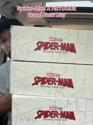 Marvel Studios colab with HEYDUDE for the Brand New Day movie 🎦🕸️🕷️ @HeyDude #heydudeshoes #spiderman #superhero #brandnewday #heydude 