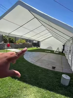 Carpa de 20 × 40, especialmente para hacer fiesta en fin de semana para no rentar ##carpa##fiesta##carpa##patio##fiesta
