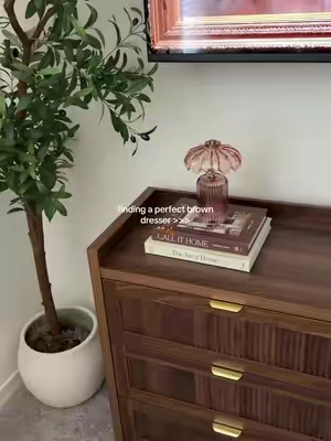 the cutest dresser and it made a huge difference ✨ #tiktokshophome #tiktokshop #tiktokshopbacktoschoolsale #amazon #dresser 
